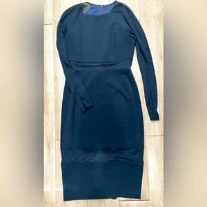 Jaygodfrey midi navy dress 4